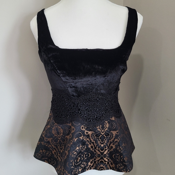Bebe peplum jacquard top - Picture 3 of 9